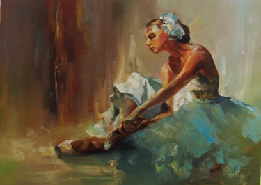 Painting titled "BALLERINA" by Pavel Filin, Original Artwork