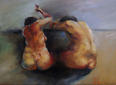 Картина под названием "DRUNKENNESS" - Pavel Filin, Подлинное произведение искусства