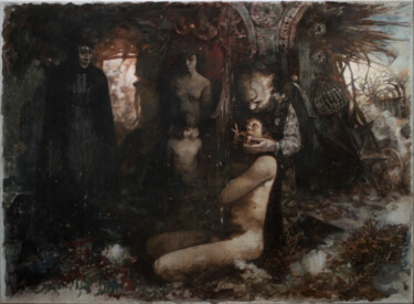 Pintura titulada "Ritual" por Pavel Guliaev, Obra de arte original, Oleo