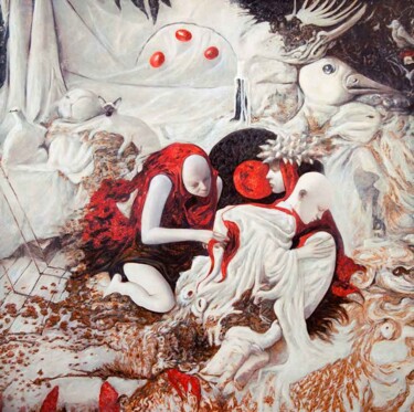 Pintura titulada "Compassion" por Pavel Guliaev, Obra de arte original, Oleo