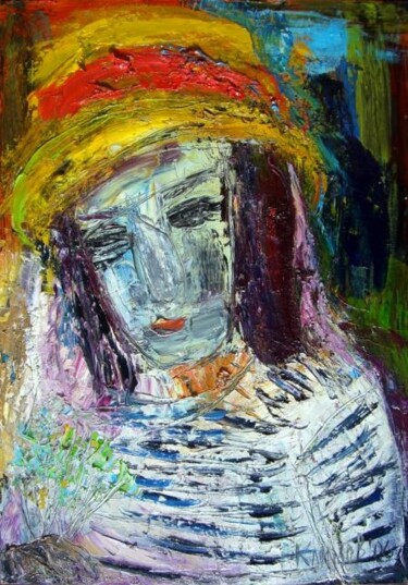 Painting titled "portrait" by Pavel Klimov, Original Artwork, Oil