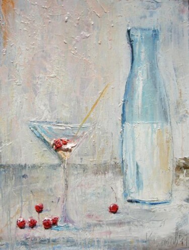 Painting titled "milk" by Pavel Klimov, Original Artwork, Oil