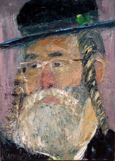 Картина под названием "portrait" - Pavel Klimov, Подлинное произведение искусства, Масло