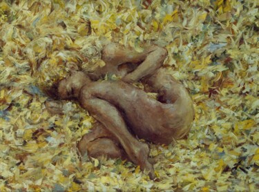 Peinture intitulée "«Листопад»" par Pavel Korchagin, Œuvre d'art originale, Huile