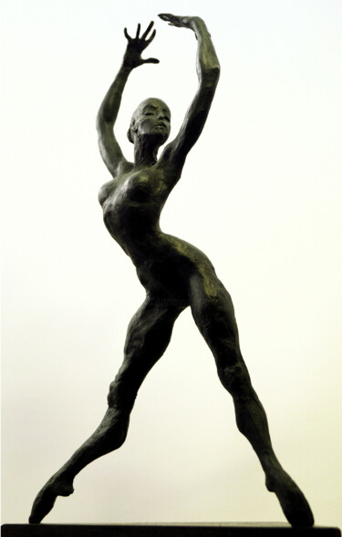 Sculptuur getiteld ""ТРИУМФ"" door Pavel Korchagin, Origineel Kunstwerk, Bronzen