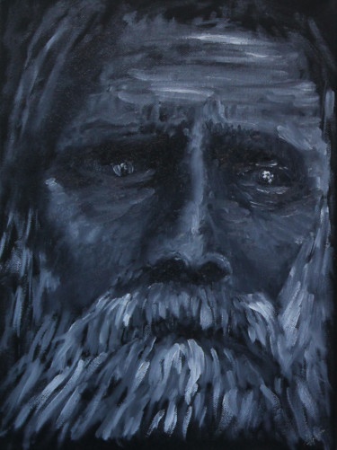 Peinture intitulée "Homeless 2" par Pavel Krasheninin, Œuvre d'art originale, Huile