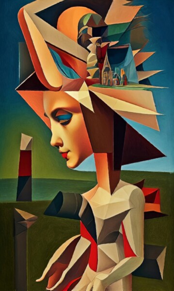 Painting titled "Curiosity" by Pavel Kubelskyi, Original Artwork, Acrylic