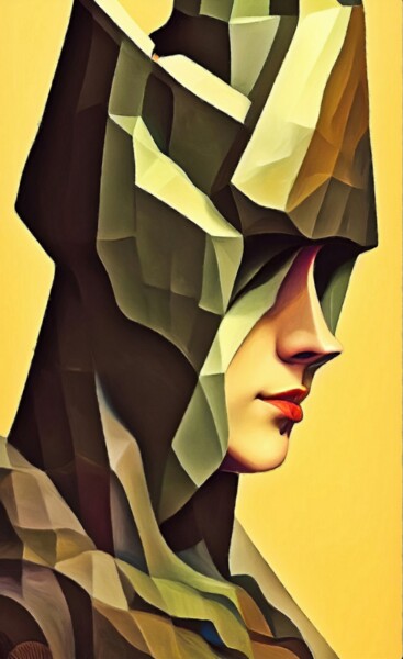 Malerei mit dem Titel "without a look" von Pavel Kubelskyi, Original-Kunstwerk, Acryl