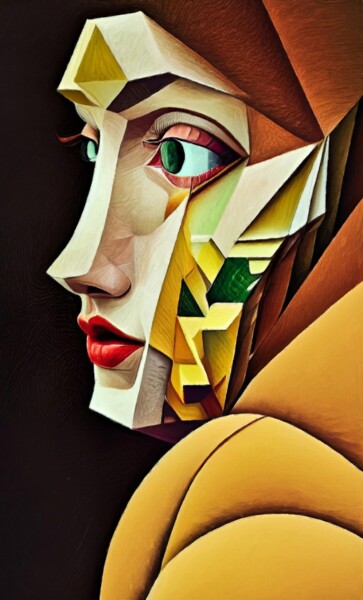 Malerei mit dem Titel "illusion" von Pavel Kubelskyi, Original-Kunstwerk, Acryl