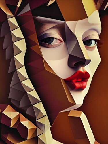 Painting titled "Gorgeous" by Pavel Kubelskyi, Original Artwork, Acrylic