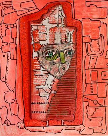 "Red monk" başlıklı Tablo Pavel Kuragin tarafından, Orijinal sanat, Akrilik