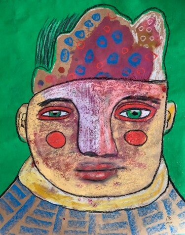 "Inquisitive boy 5" başlıklı Resim Pavel Kuragin tarafından, Orijinal sanat, Pastel