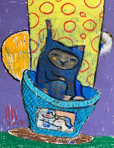 Рисунок под названием "Proper holiday" - Pavel Kuragin, Подлинное произведение искусства, Пастель