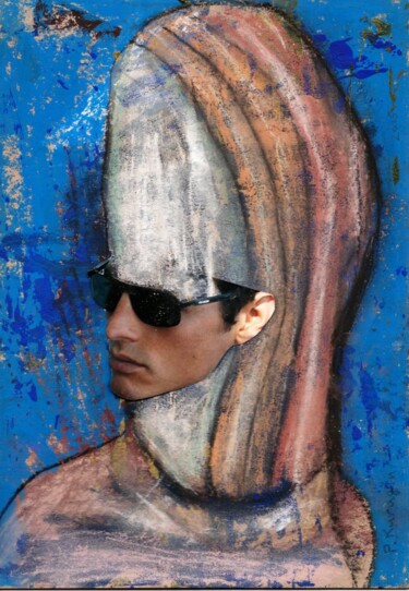 Drawing titled "Mona Lisa's Boyfrie…" by Pavel Kuragin, Original Artwork, Pastel