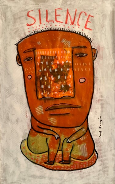 Peinture intitulée "Quarantine. Second…" par Pavel Kuragin, Œuvre d'art originale, Acrylique