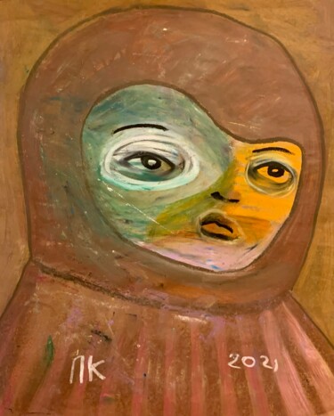 Favourite portrait #4 Dessin intitulée "Favourite portrait…" par Pavel Kuragin, Œuvre d'art originale, Pastel