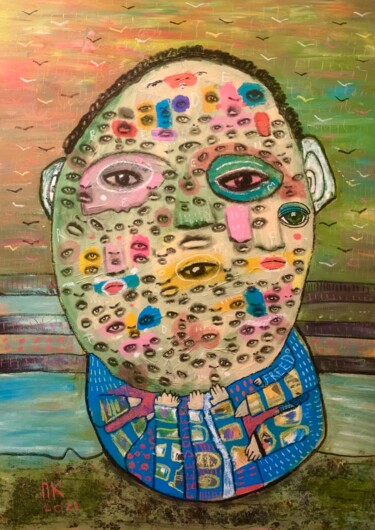 God Monster 2 Painting titled "God Monster 2" by Pavel Kuragin, Original Art, Acrylic