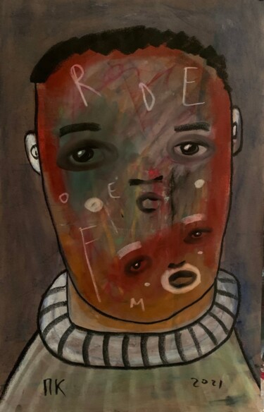 Peinture intitulée "Quarantine. Second…" par Pavel Kuragin, Œuvre d'art originale, Pastel