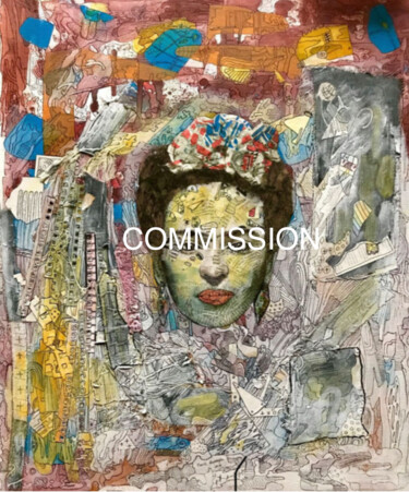 Painting titled "Frida Kahlo for pop…" by Pavel Kuragin, Original Artwork, Acrylic