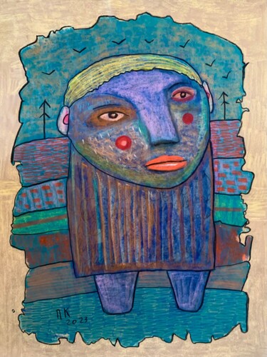 Malerei mit dem Titel "Gestalt therapy. Da…" von Pavel Kuragin, Original-Kunstwerk, Pastell