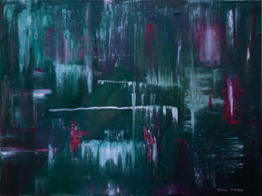 Картина под названием "Музыка дождя" - Pavel Levites, Подлинное произведение искусства, Масло