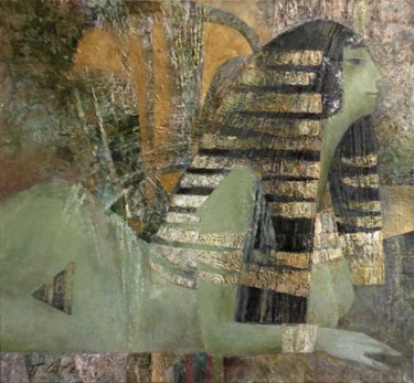 Painting titled "СФИНКС" by Pavel Obukh, Original Artwork, Oil