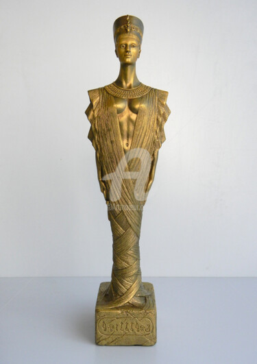 Sculpture intitulée ""Нефертити"" par Павел Жуковский, Œuvre d'art originale, Plastique