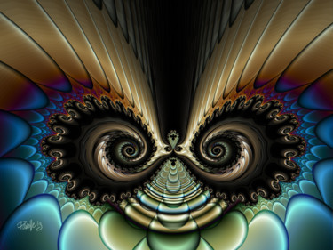 Digital Arts titled "Mardi Gras - 24" x…" by Jim Pavelle, Original Artwork, 2D Digital Work