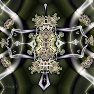Digital Arts titled "Trellis Lattice" by Jim Pavelle, Original Artwork, 2D Digital Work
