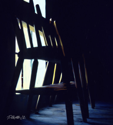 Digital Arts titled "Choir Loft Chairs" by Jim Pavelle, Original Artwork