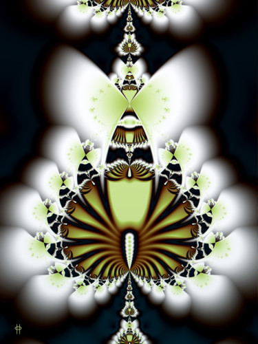 Digital Arts titled "Lotus Blossom" by Jim Pavelle, Original Artwork, 2D Digital Work