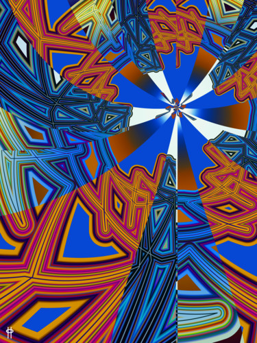 Digital Arts titled "Whurm Hole" by Jim Pavelle, Original Artwork, 2D Digital Work