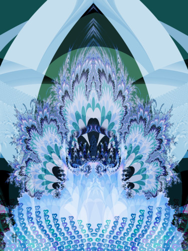 Digital Arts titled "Ice Castle" by Jim Pavelle, Original Artwork, 2D Digital Work