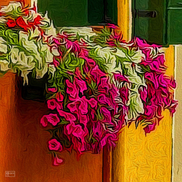 Digital Arts titled "Windowbox" by Jim Pavelle, Original Artwork, Digital Painting