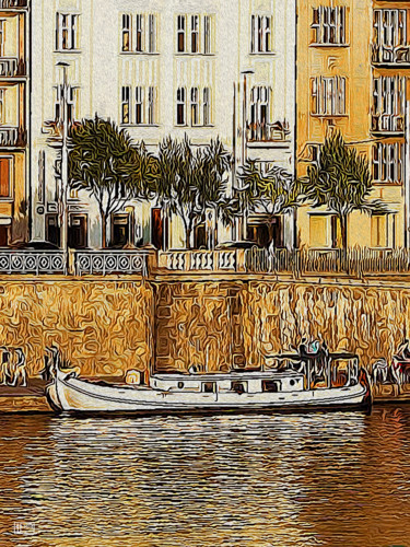 Digital Arts titled "Riverbank" by Jim Pavelle, Original Artwork