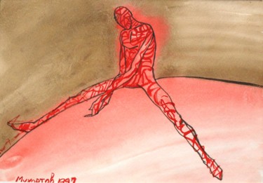Рисунок под названием "Воин" - Павел Мухортов, Подлинное произведение искусства, Другой