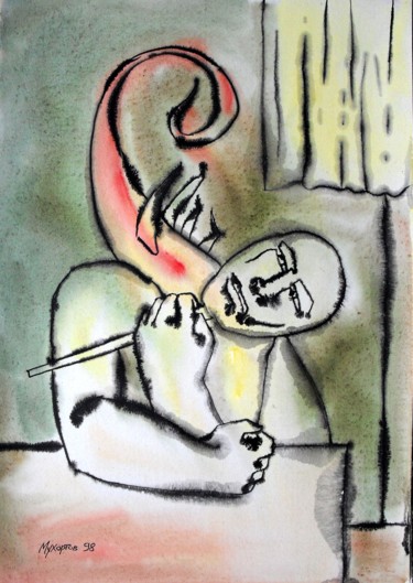 Рисунок под названием "Маскарад 2" - Павел Мухортов, Подлинное произведение искусства, Другой