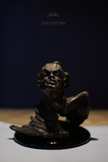 Escultura titulada "icar" por Pavel Obreja, Obra de arte original, Bronce