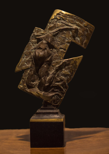 Escultura intitulada "Sun dust" por Pavel Obreja, Obras de arte originais, Bronze