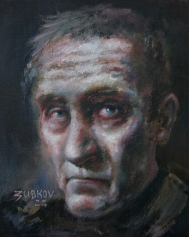 Картина под названием "Совесть" - Pavel Zubkov, Подлинное произведение искусства, Масло