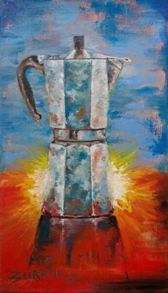 Malerei mit dem Titel "Good Morning" von Pavel Zubkov, Original-Kunstwerk, Öl