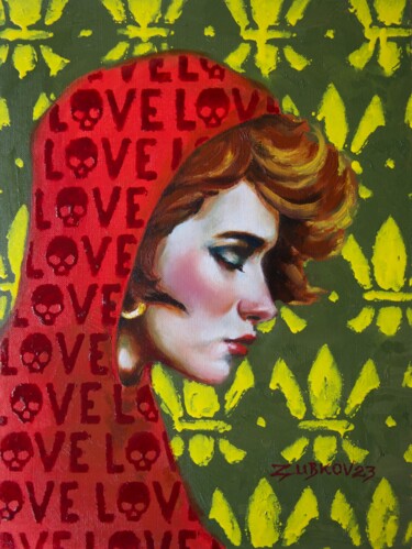 Painting titled "One Love" by Pavel Zubkov, Original Artwork, Oil