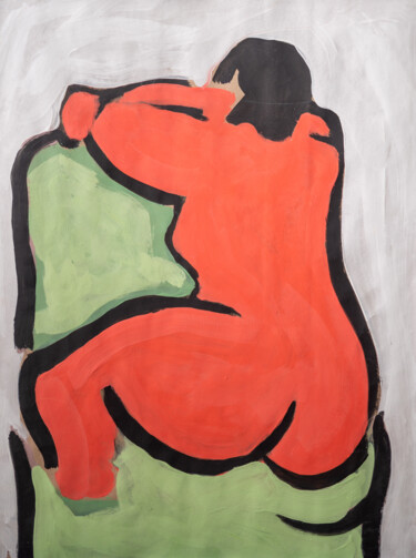 Peinture intitulée "Ліда" par Pavlo Po, Œuvre d'art originale, Acrylique