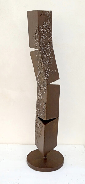 Escultura titulada "Equilibrio, serie "…" por Pavlovskydesign Metal And Painting, Obra de arte original, Metales