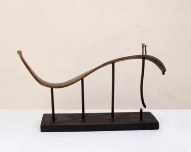 Escultura intitulada "“Il ponte crollato”…" por Pavlovskydesign Metal And Painting, Obras de arte originais, Metais