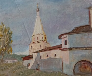 Картина под названием "Храм" - Nikolay Pavlenko, Подлинное произведение искусства, Масло