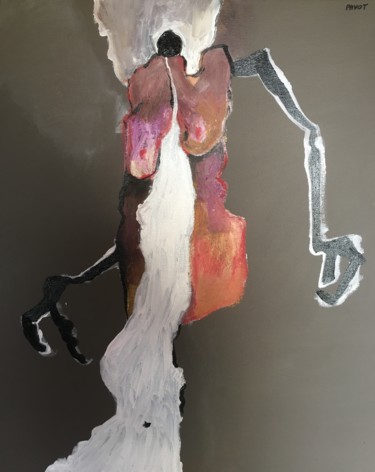 Peinture intitulée "homme&femme" par Sophie Pavot, Œuvre d'art originale, Huile