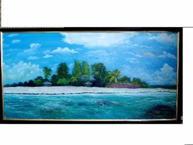 Painting titled "Key West shore" by Pavouk7, Original Artwork