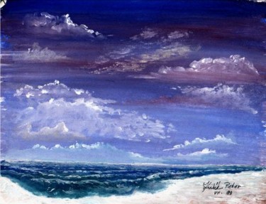 Painting titled "Key West II" by Pavouk7, Original Artwork, Oil