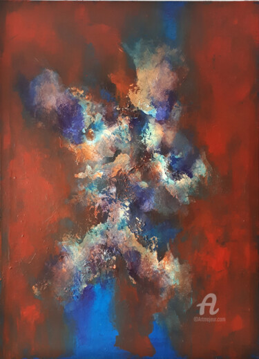 Malerei mit dem Titel "Illusions are like…" von Paweł Andrys, Original-Kunstwerk, Acryl